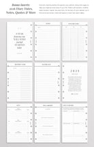 2025 refill set pocket planner