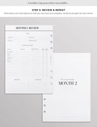 printed budget planner pack