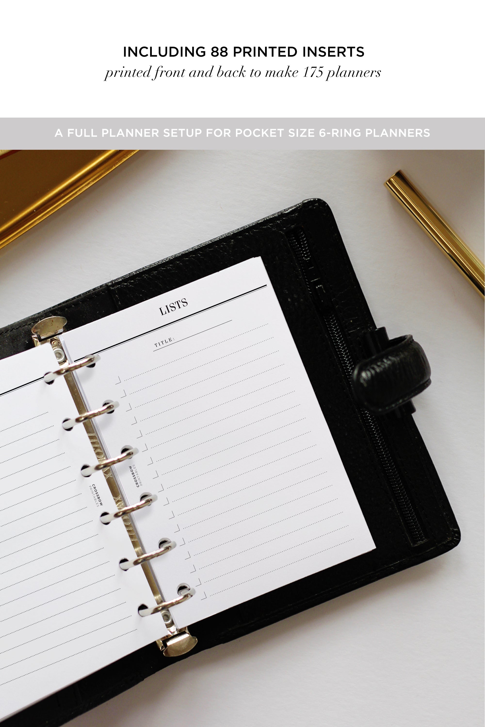filofax pocket planner setup