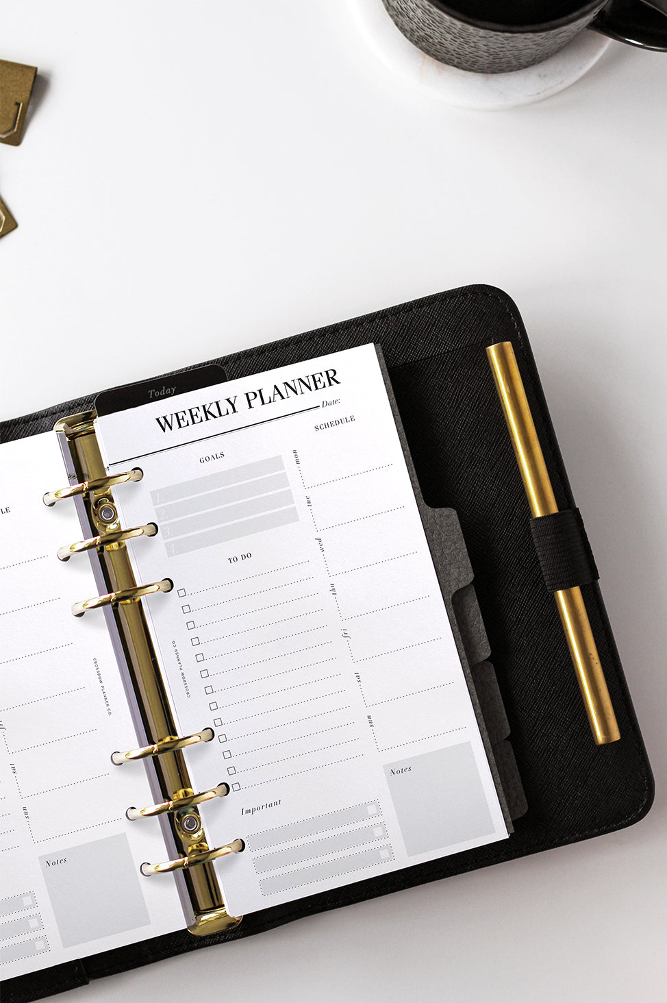 week on one page personal size