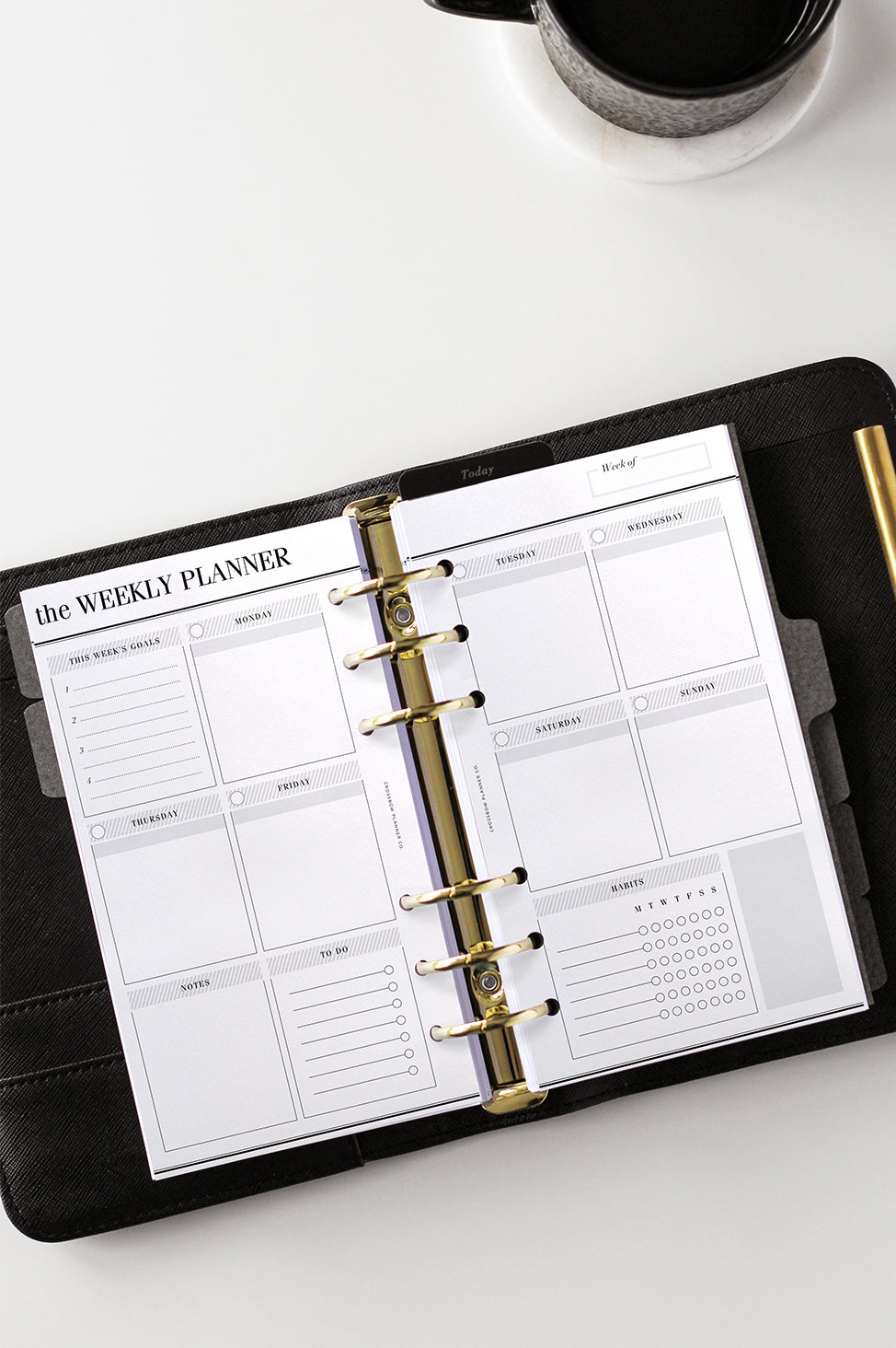 crossbow planner co week on two pages