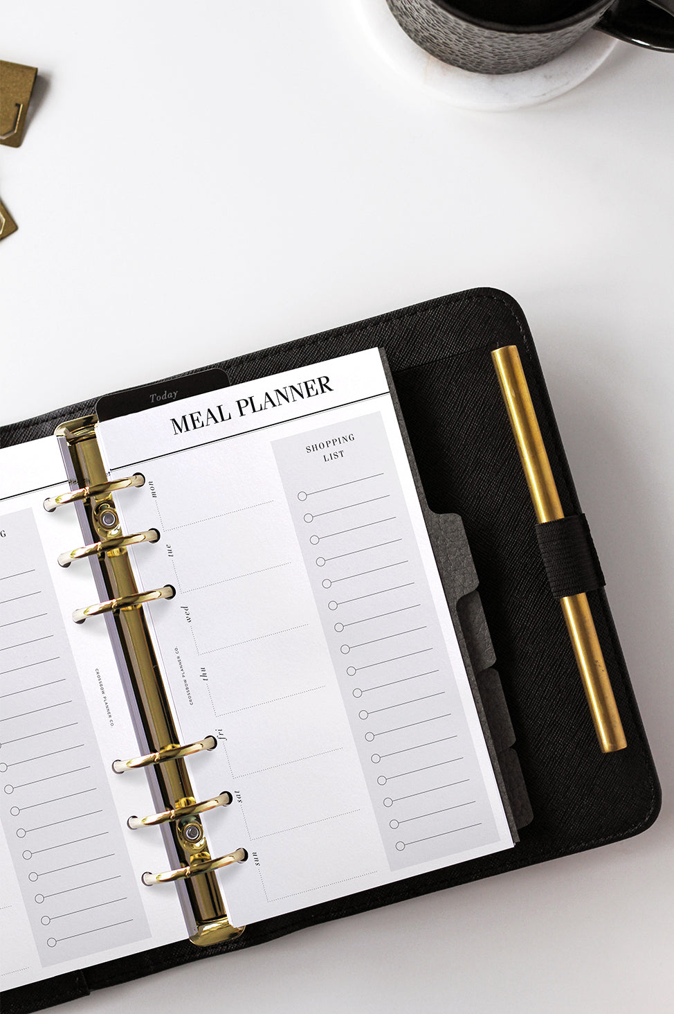 meal planner filofax inserts