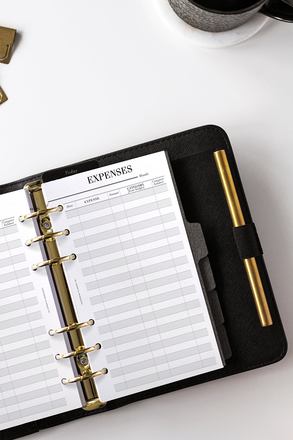expense planner personal size