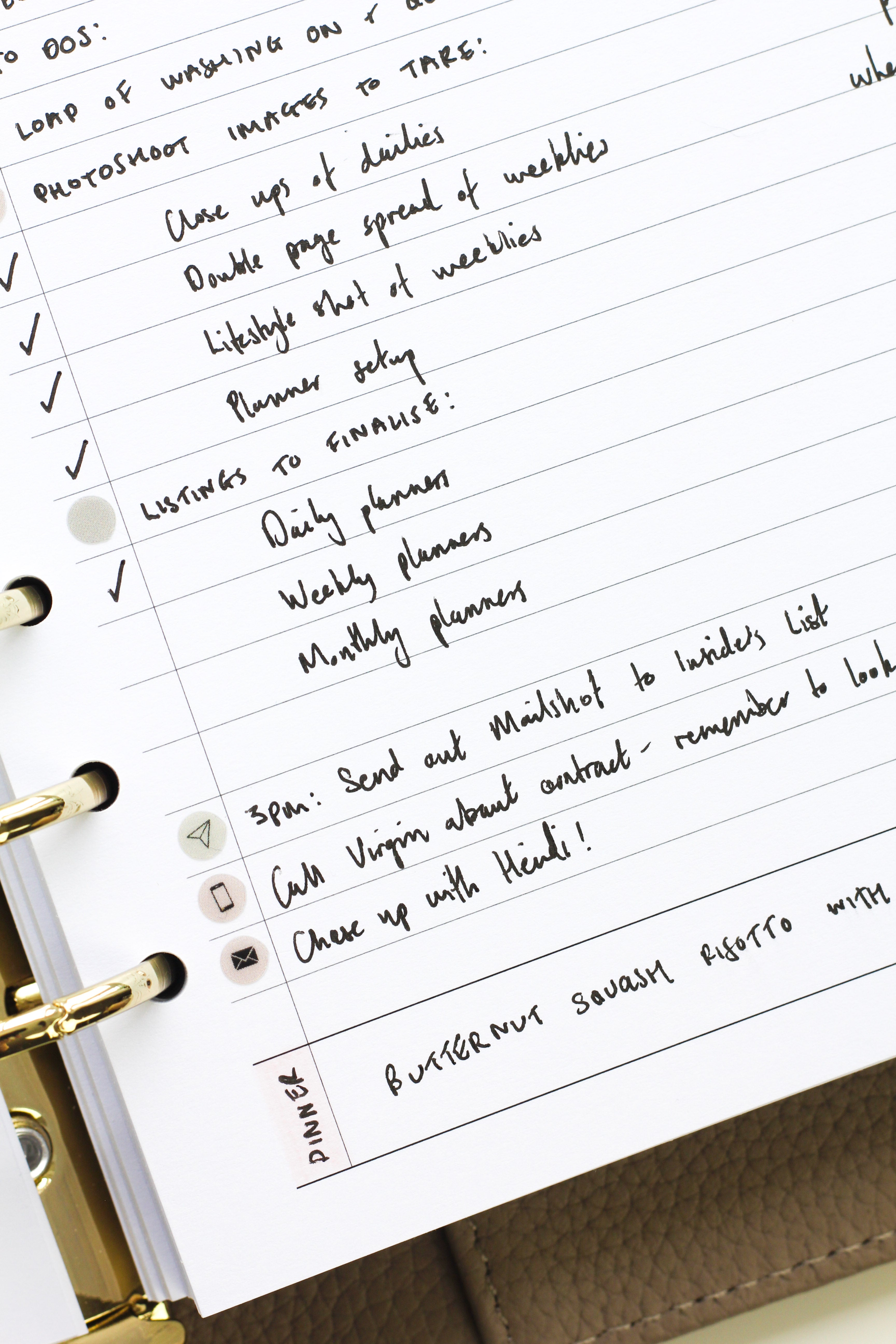 minimal planner dot stickers