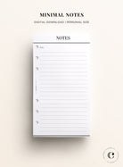 Printable Personal Size Planners