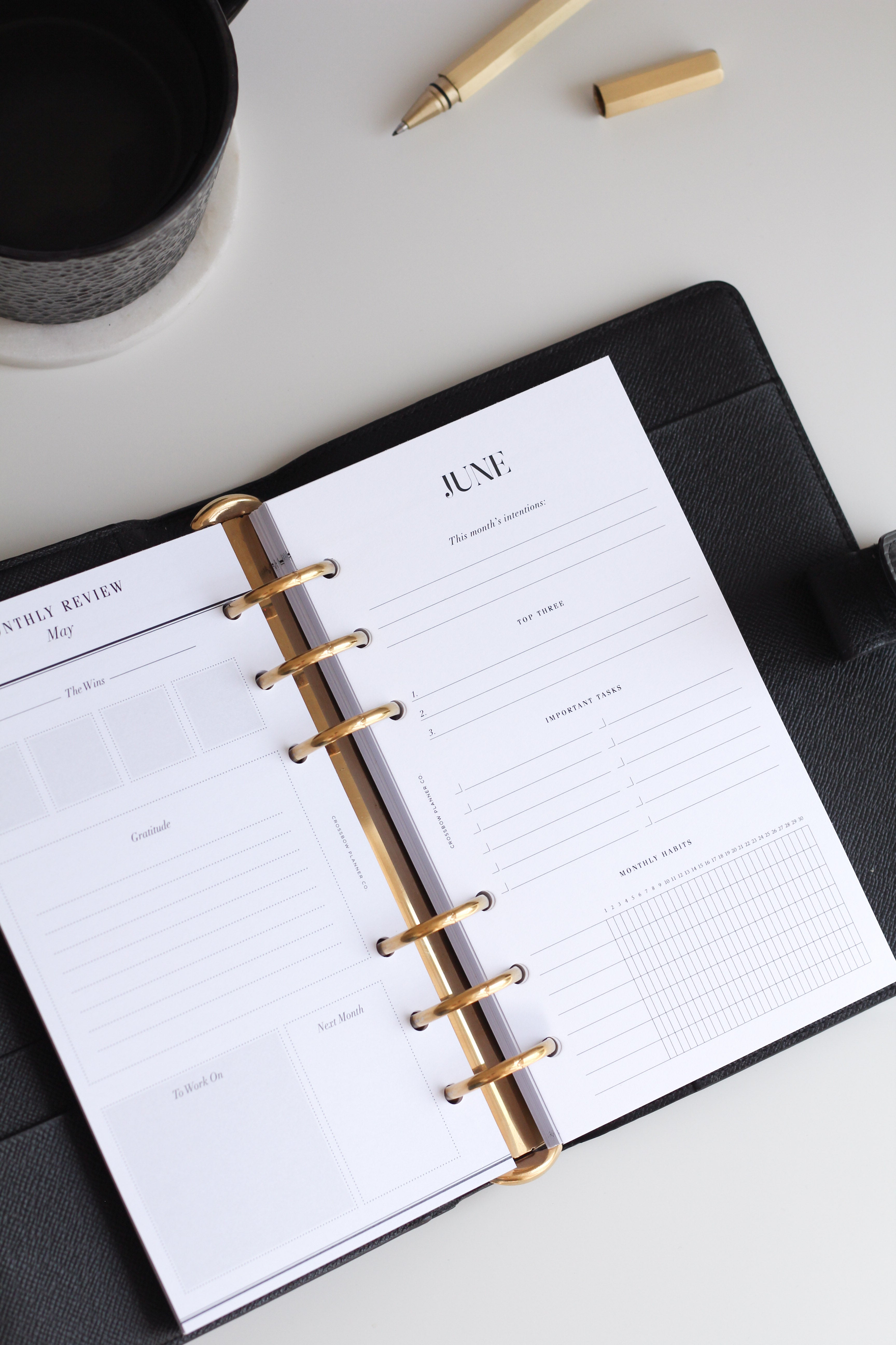 filofax personal inserts 2026-2027