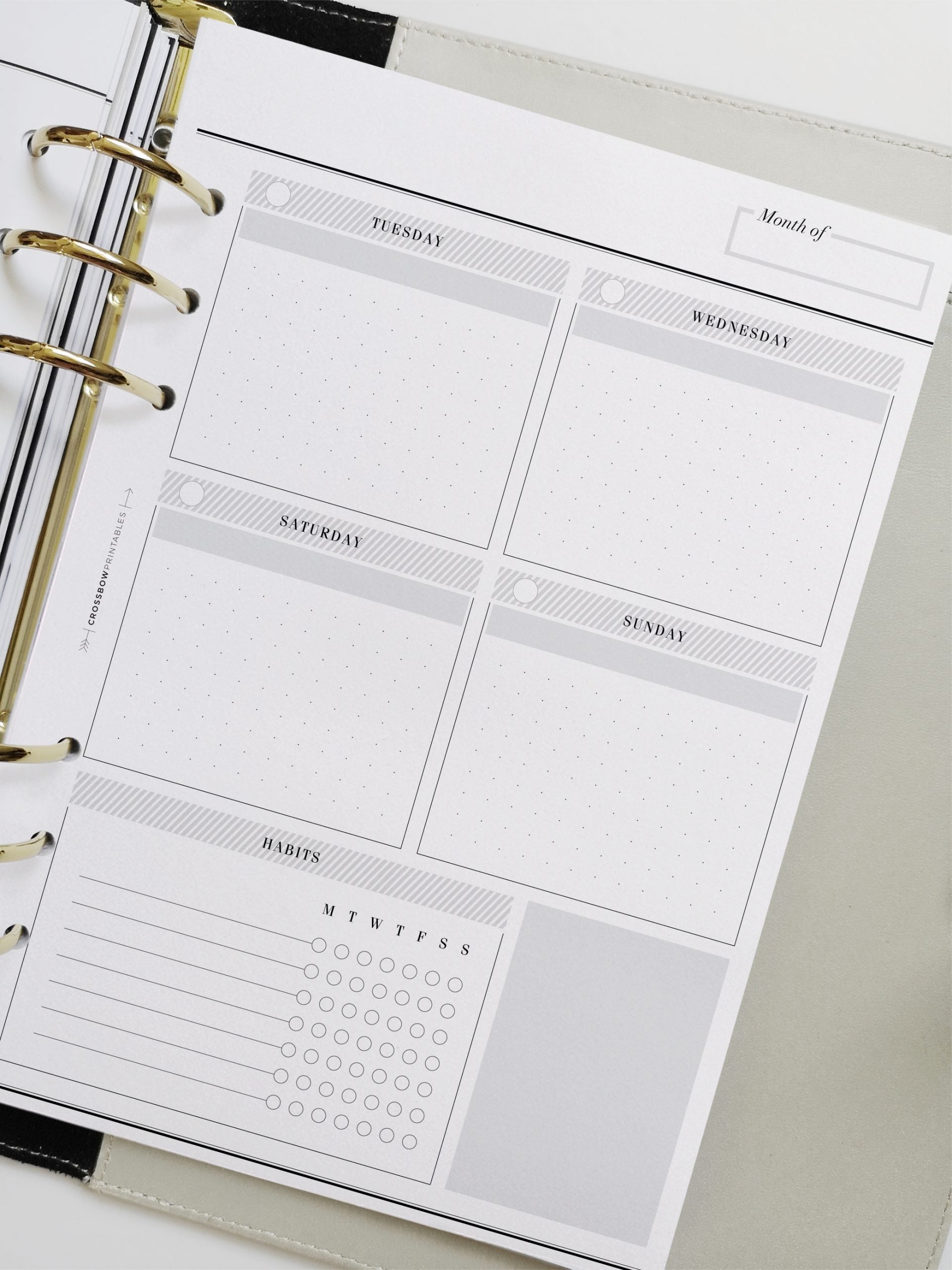 Week On Two Pages | Productivity Edition: Personal Wide Weekly Planner – Crossbow Planner Co. week-on-two-pages-productivity-edition-personal-wide-weekly-planner-crossbow-planner-co