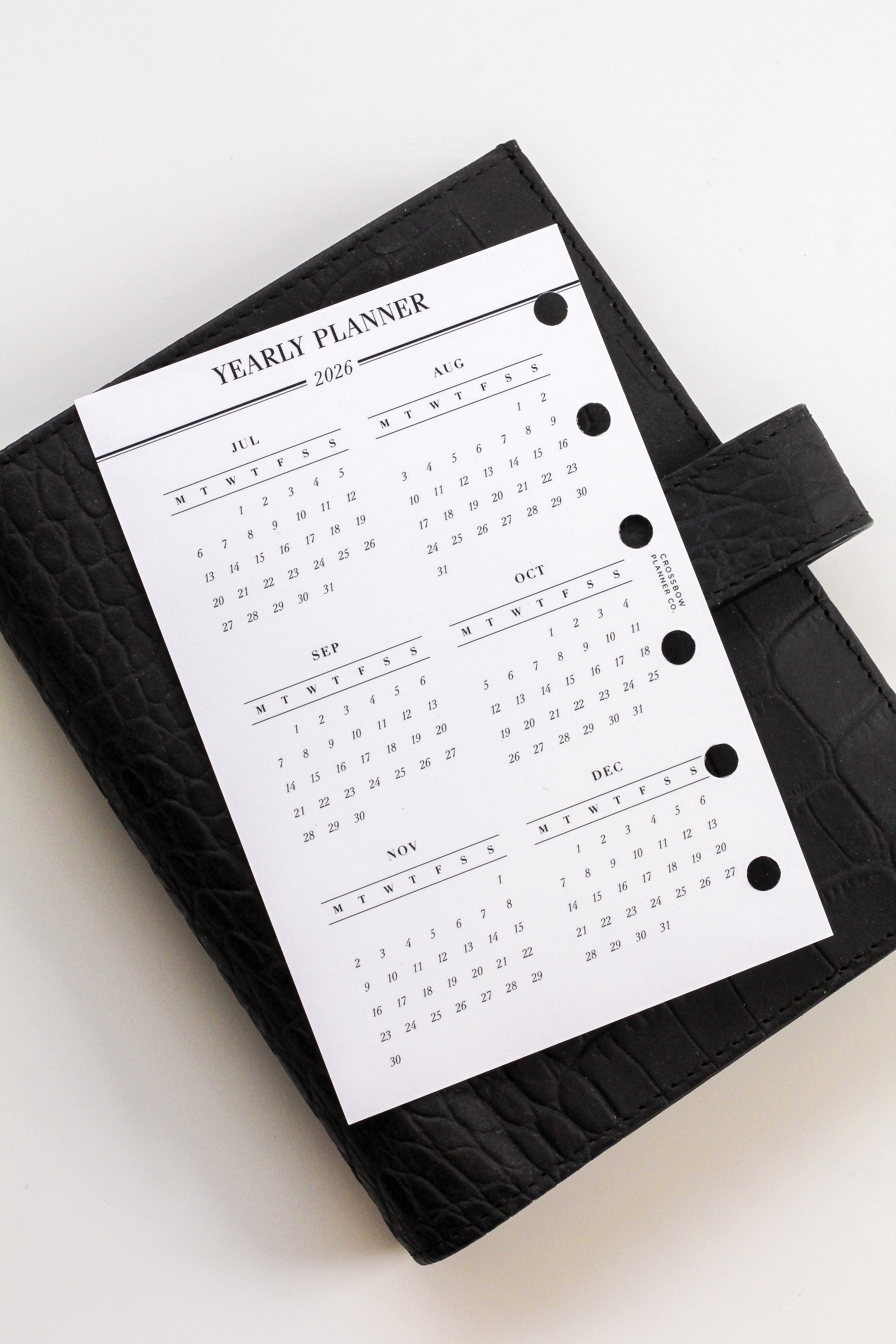 2026 at a glance insert