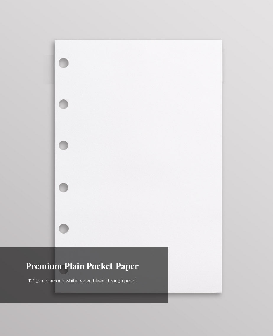 blank pocket size refills