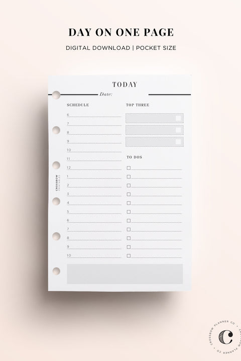 Printable Pocket Planner Inserts Crossbow Planner Co