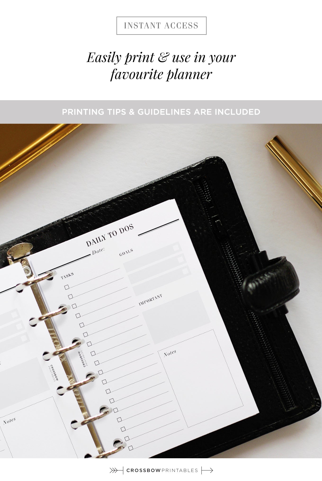 Printable Pocket Planner Inserts Crossbow Planner Co