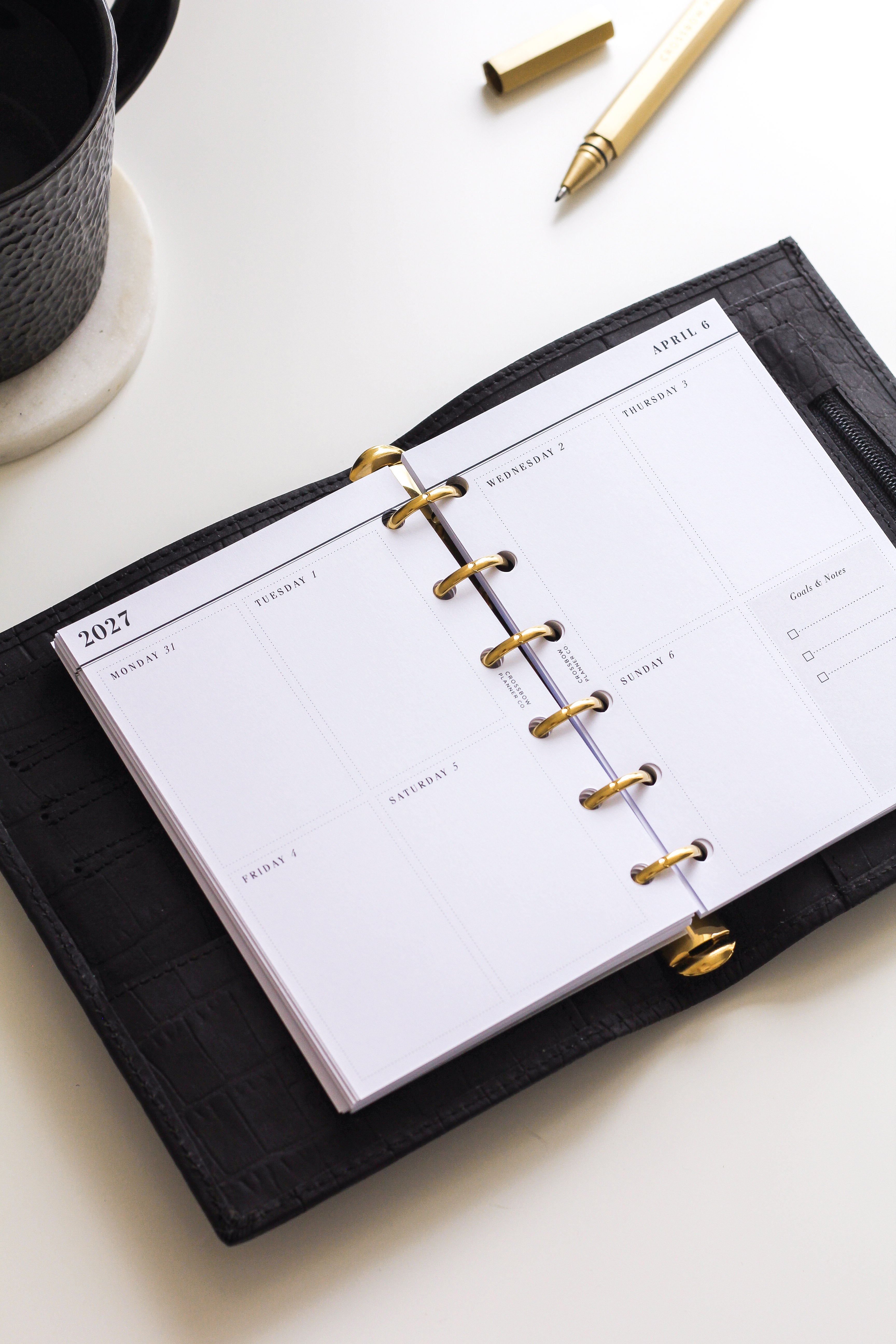 2027 weekly filofax pocket refills