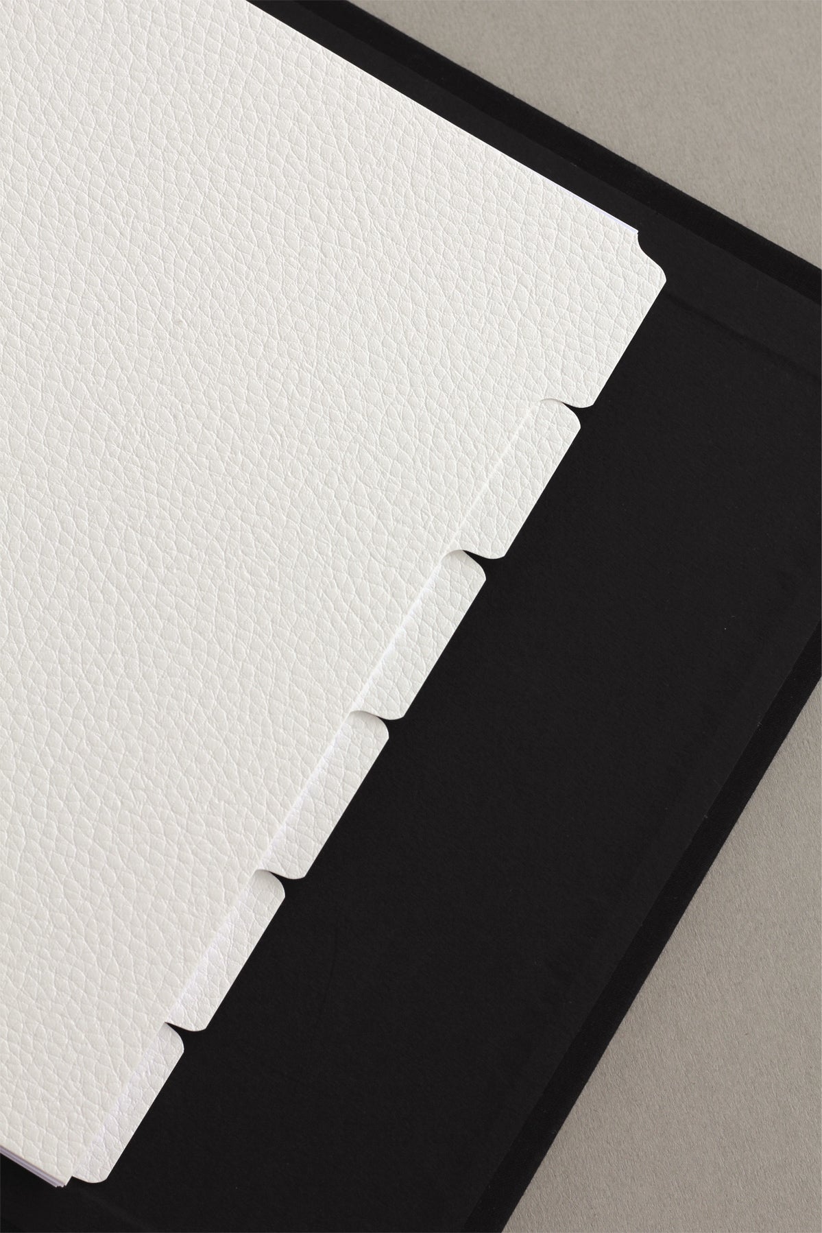 recipe binder with dividers