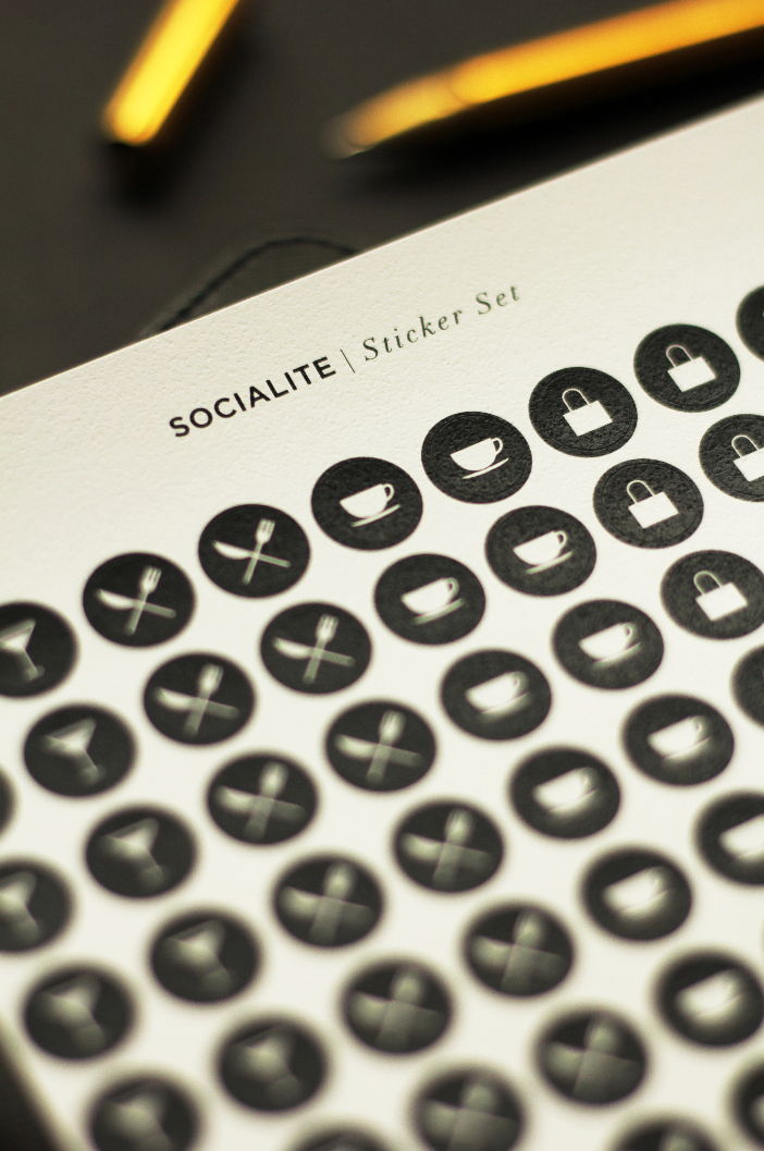 Minimal Icon Sticker Set: Black and White Planner Stickers – Crossbow ...