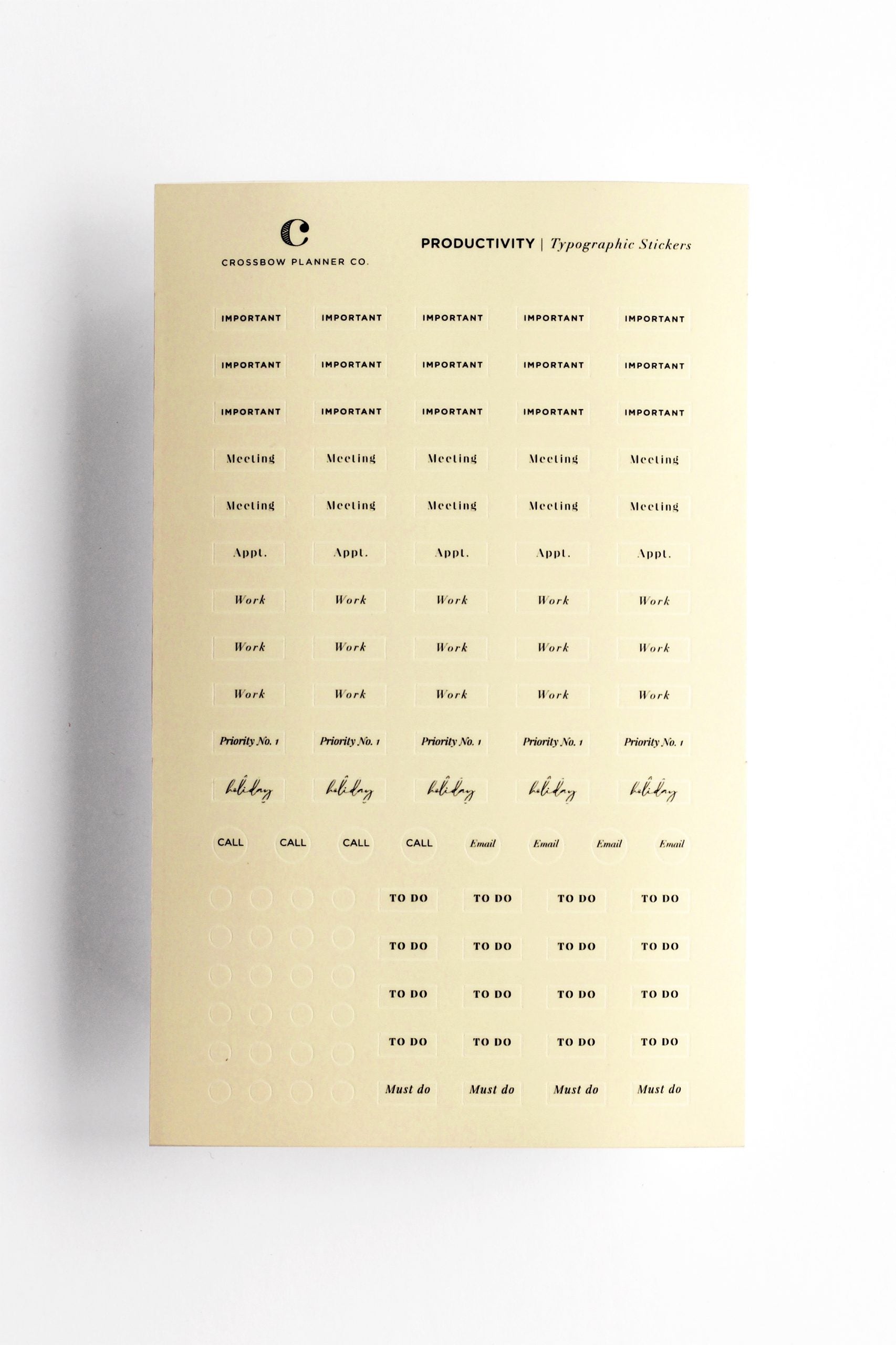 transparent planner stickers