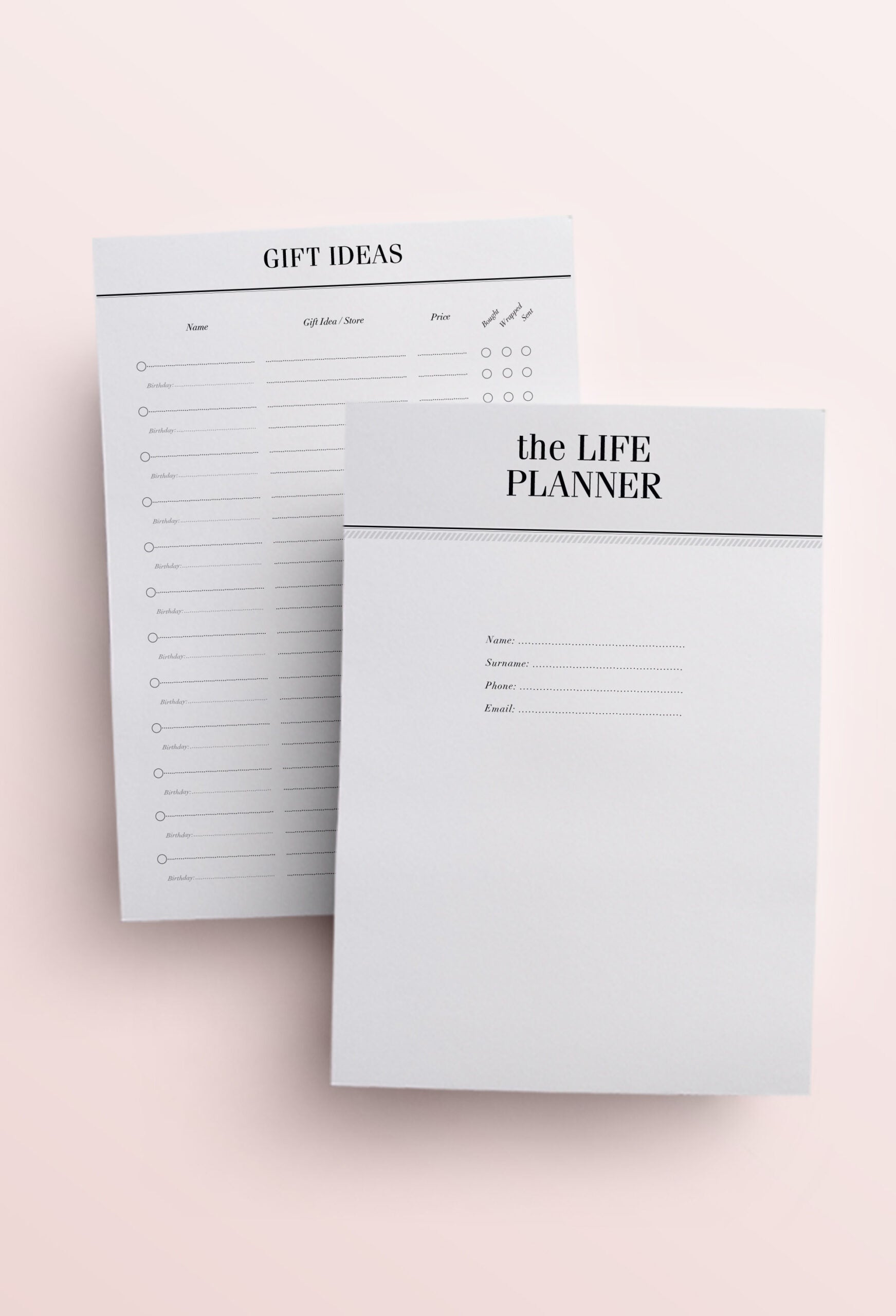 Life Planner Pack
