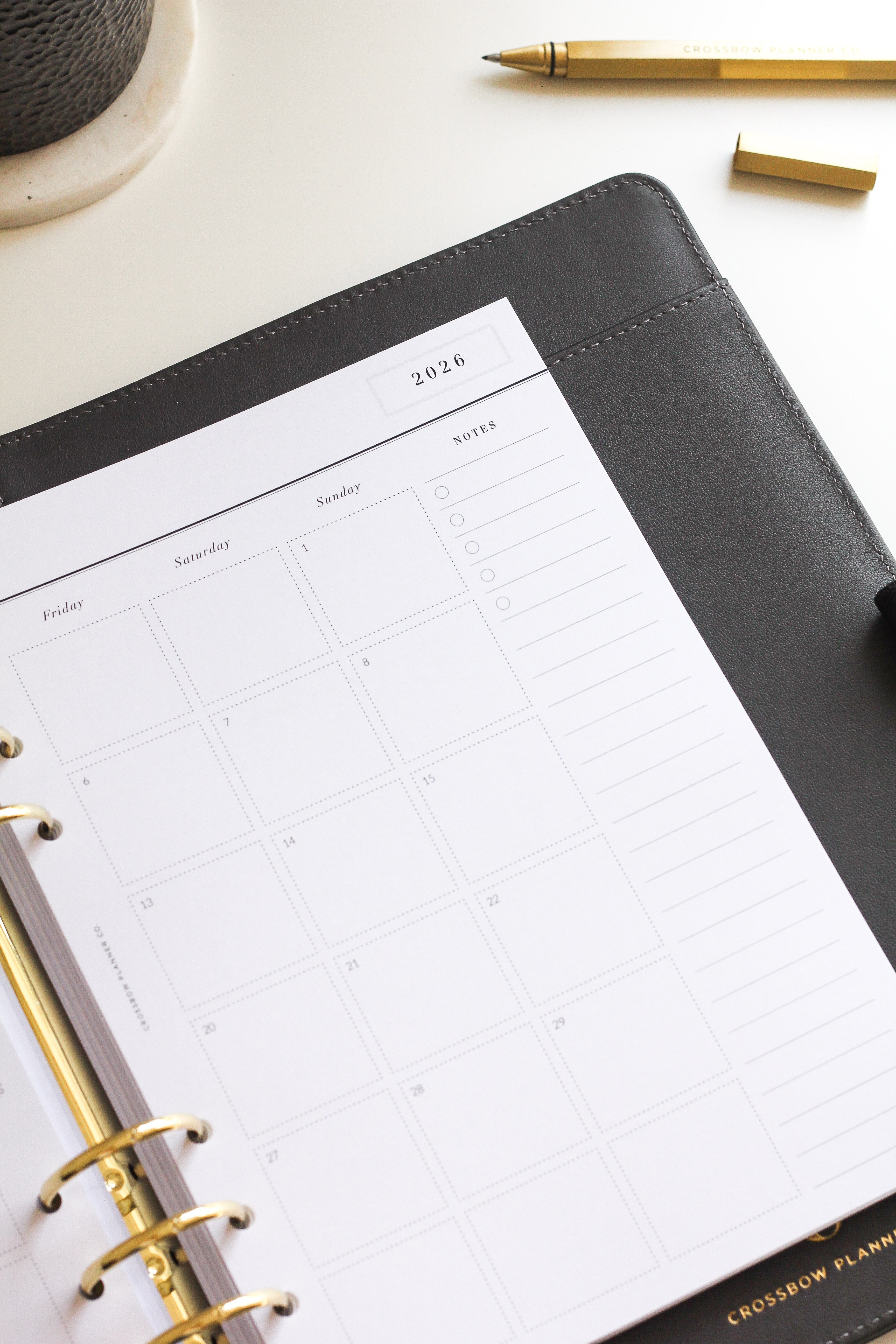 2026 month on two pages a5
