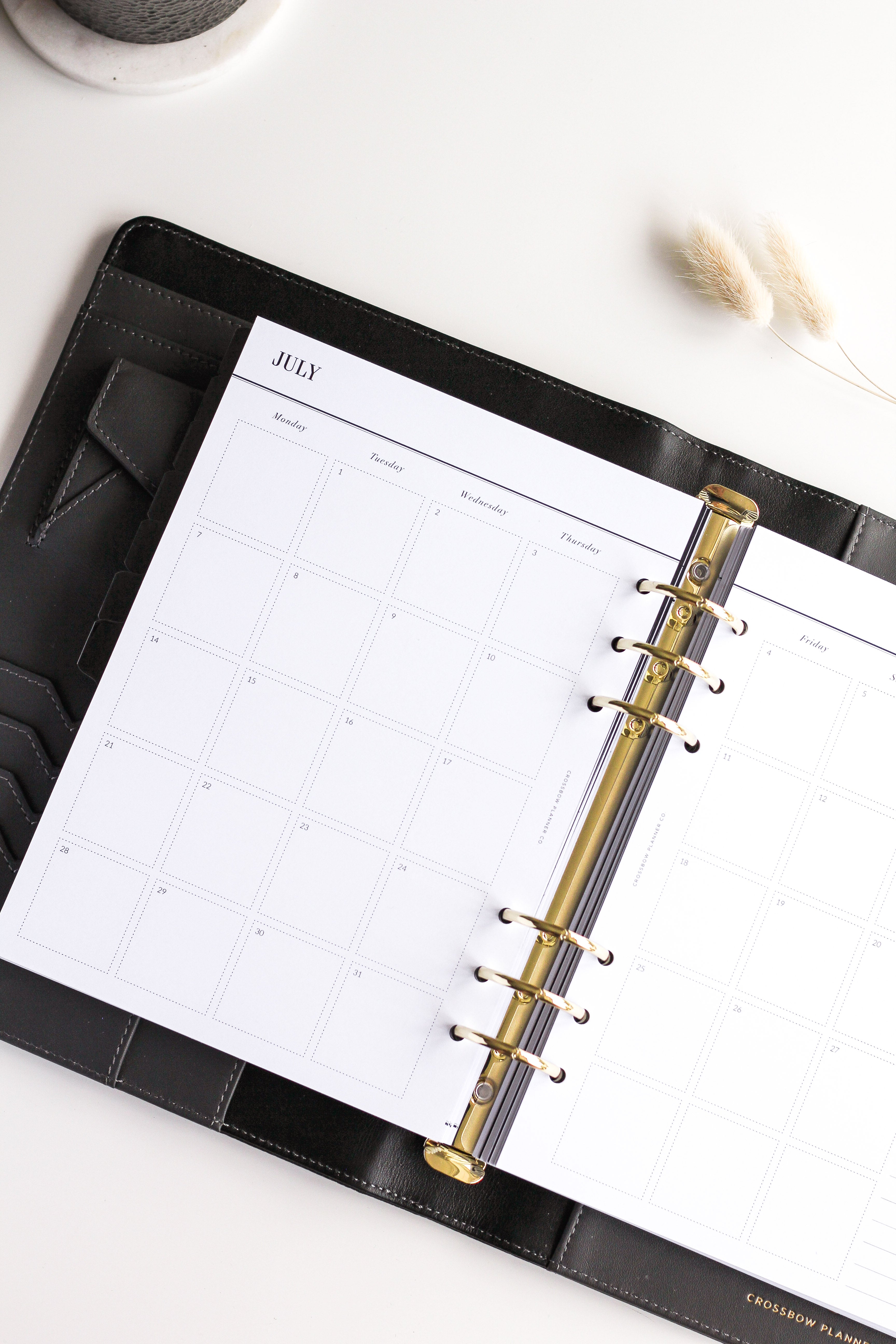 2026 monthly calendar refill