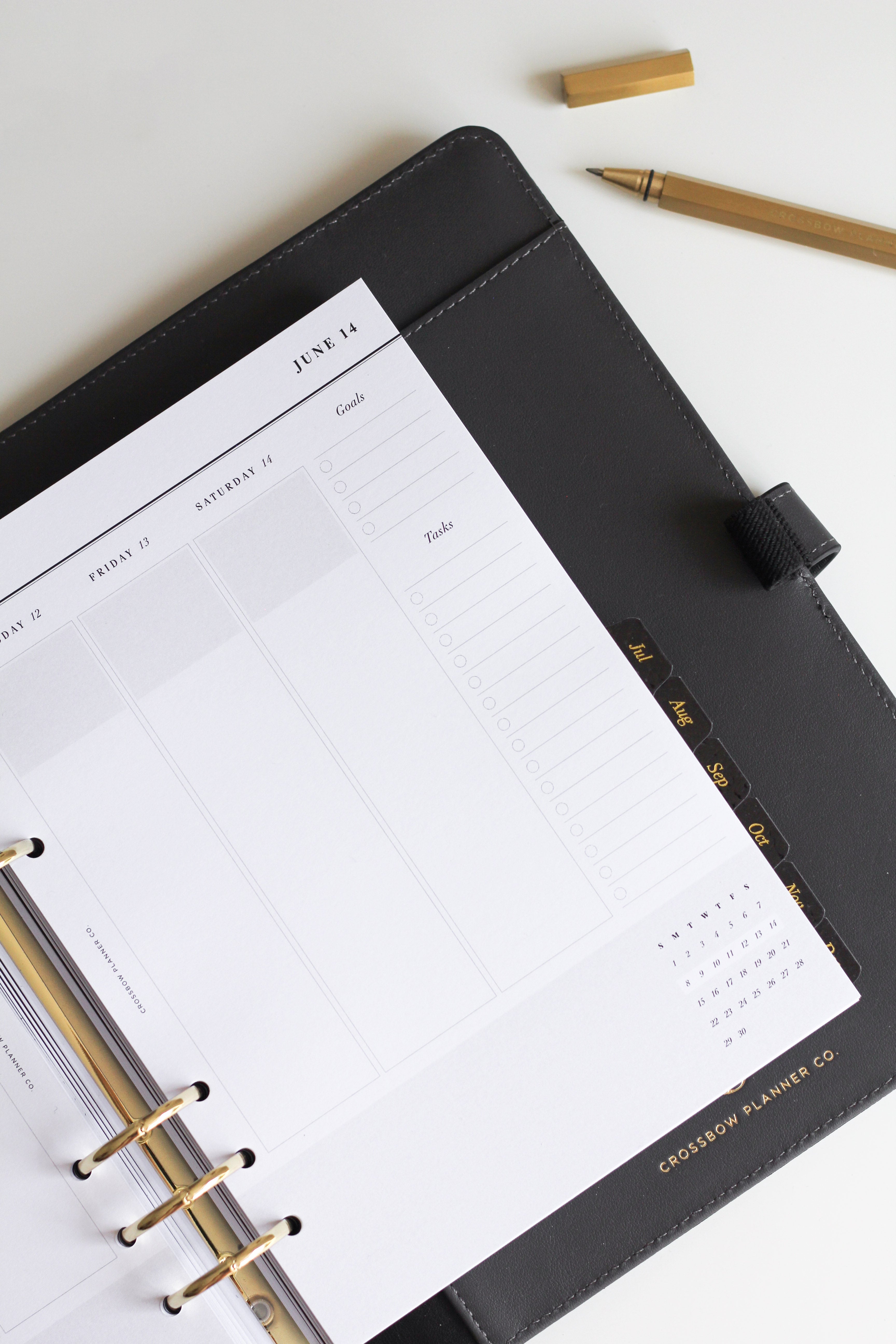 weekly 2026 planner refill