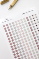 transparent planner dots neutral