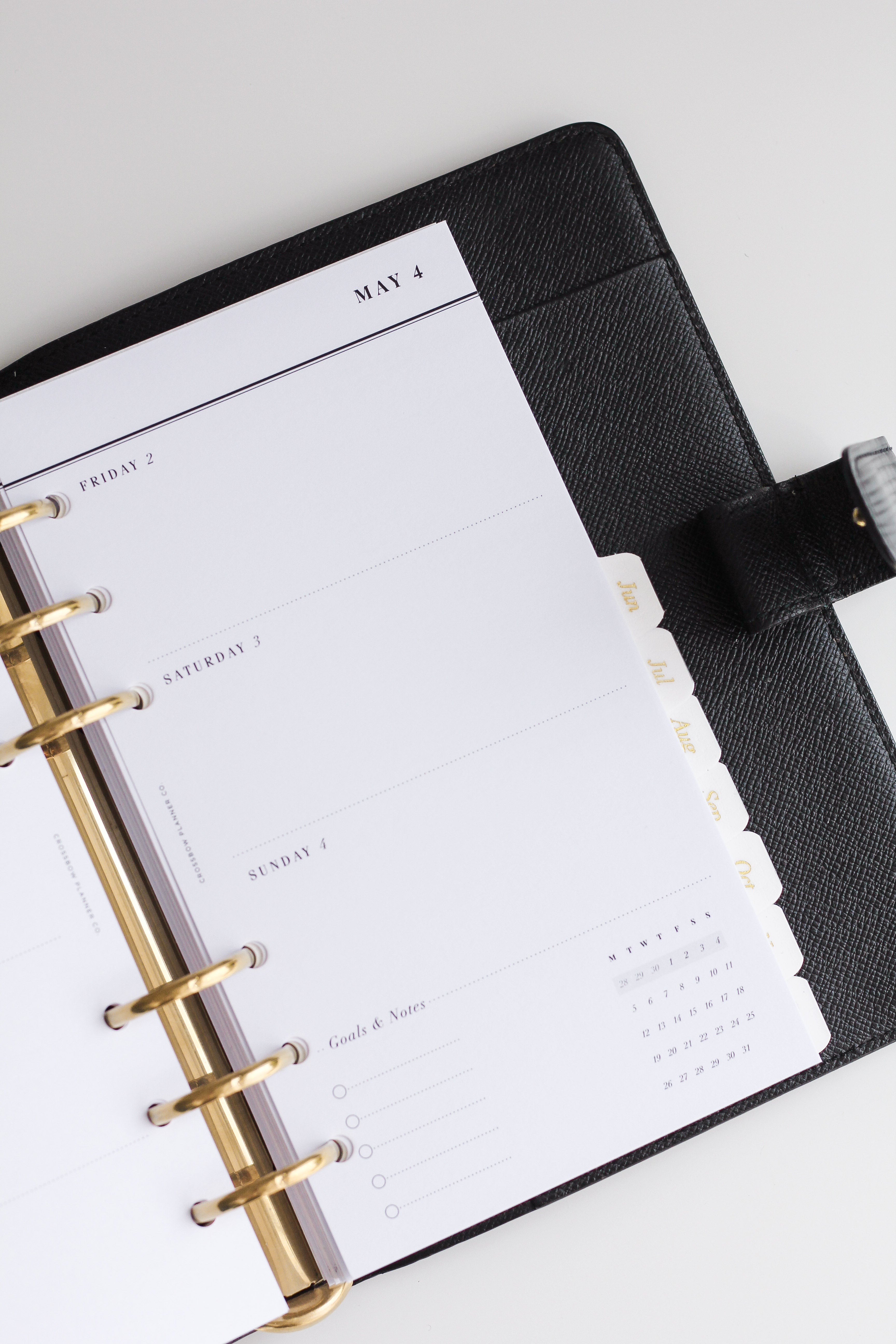 weekly planner inserts personal size