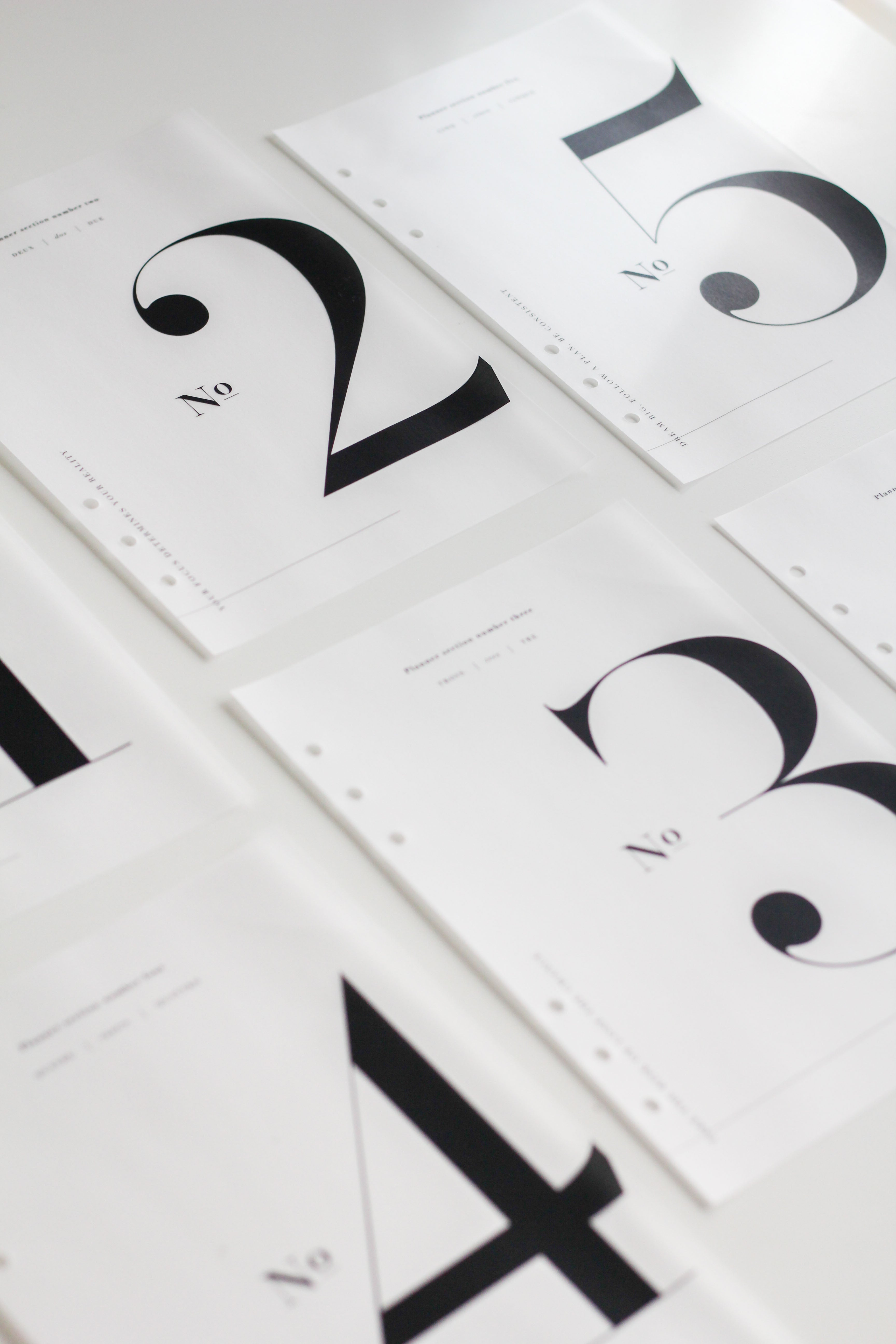 minimal planner inserts