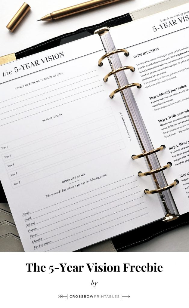 Printable A6 Planner Inserts Archives - Crossbow Planner Co.